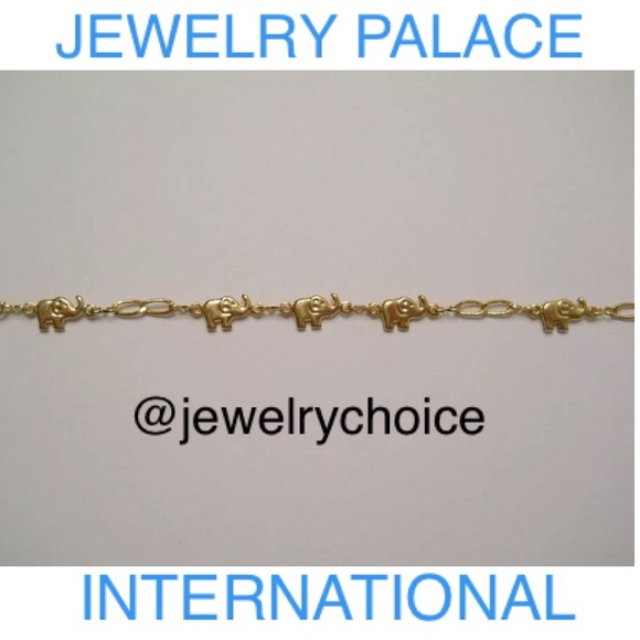 🆕14K Gold Filled Dancing Elephants Charm Anklets. - Picture 3 of 10